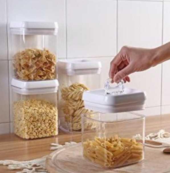 Airtight Kitchen Storage Container Set With Vacuum Seal 4pcs
