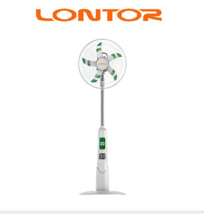 Lontor 16-inch Rechargeable Standing Fan White CTL-CF034-16C Green
