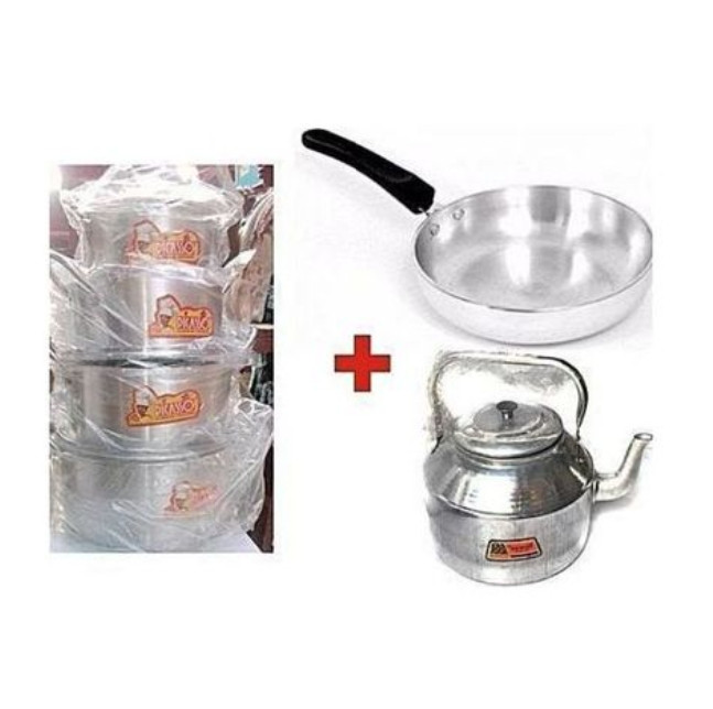 Piccasso Picasso Cooking Pots Set Of 4, Kettle And Frying Pan