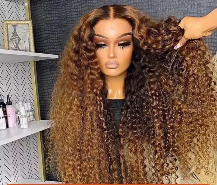 Highlight Wig Human Hair Deep Wave Frontal Wig Hd Lace Wig 13x6 Human Hair 13x4 Water Wave Wigs Curly Lace Front Human Hair Wig
