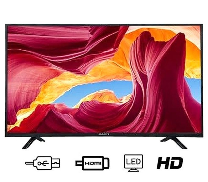 Maxi 32" Inches LED HD TV (D2010) - Black +1 Year Warranty