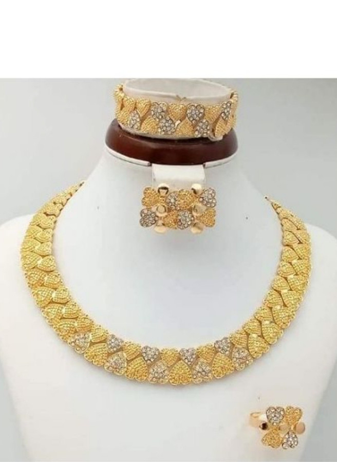 Gold-plated Costume Jewelry Set