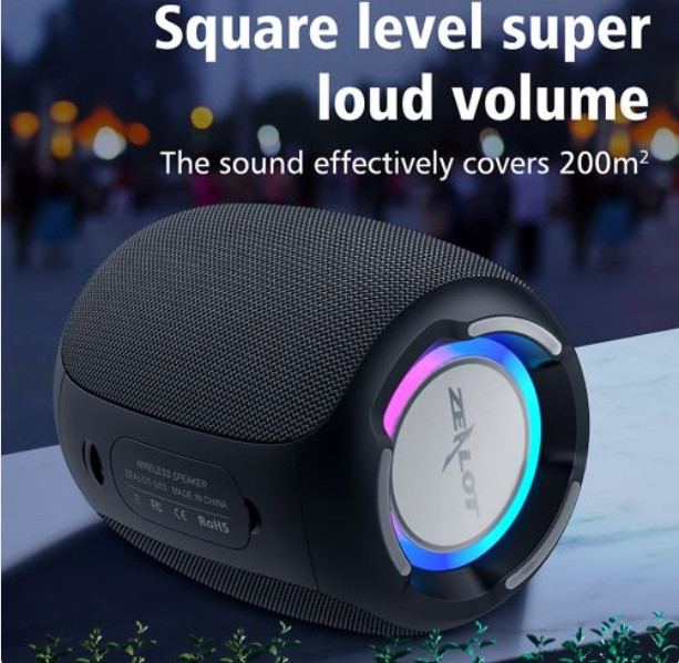 Zealot S53 Mini Bluetooth Speaker Portable Waterproof Stereo