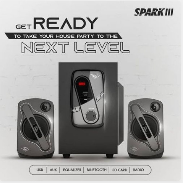 itel 2.1ch HOME THEATRE SYSTEM WITH BLUETOOTH MAD SOUND