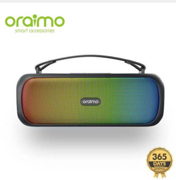 Oraimo Boom Powerful Sound Massive Bass Dynamic Light Effects Portable Wireless Speaker