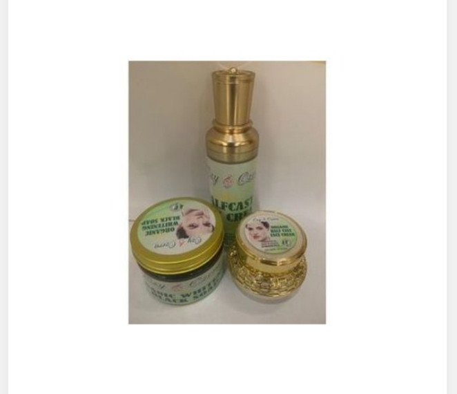 Ozy & Ozera Half Cast Set, Cream, Face Cream, Soap