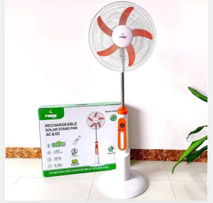 NEW AC&DC Solar Fan /12V 16 &18 inches Standing Fan IWIN ENERGY IW-8068G NEW AC&DC Solar Fan /12V 16 &18 inches Standing Fan